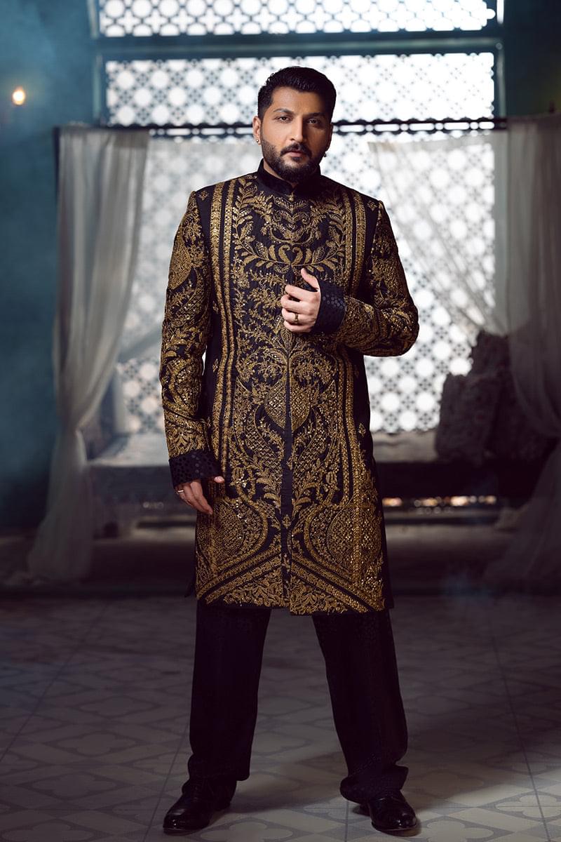 Pakistani Menswear | Fahad Hussayn | BAGHIRA