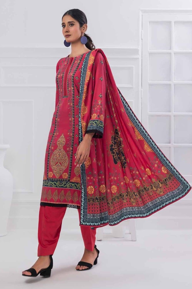 Gul Ahmed | Winter Collection 24 | Suit WNS-32179 B - Official Gul Ahmed - Agha Fabrics UK