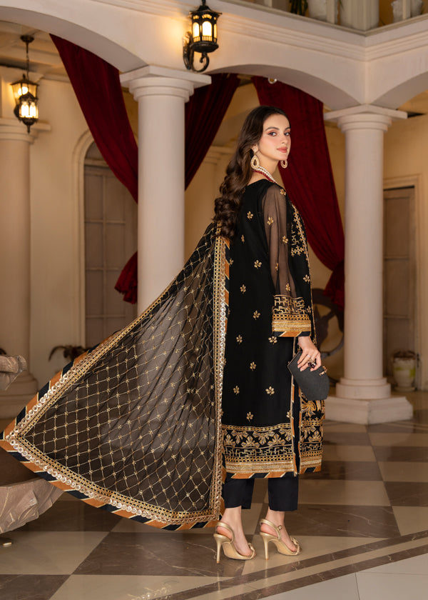 Strawberry | Rimjhim Chiffon Collection | FLS-RJ-001