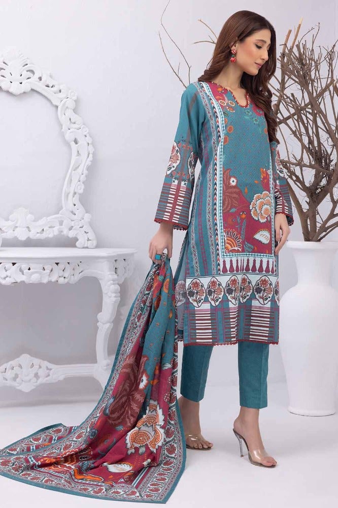 Gul Ahmed | Winter Collection 24 | Suit WNS-32238 B - Official Gul Ahmed - Agha Fabrics UK