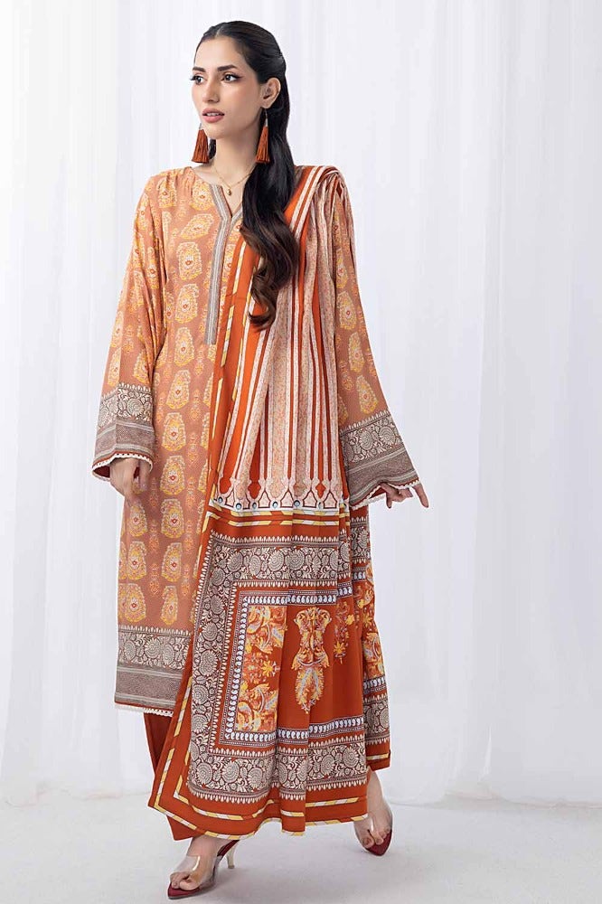 Gul Ahmed | Winter Collection 24 | Suit WNS-32154 A - Official Gul Ahmed - Agha Fabrics UK