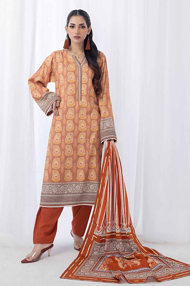 Gul Ahmed | Winter Collection 24 | Suit WNS-32154 A - Official Gul Ahmed - Agha Fabrics UK