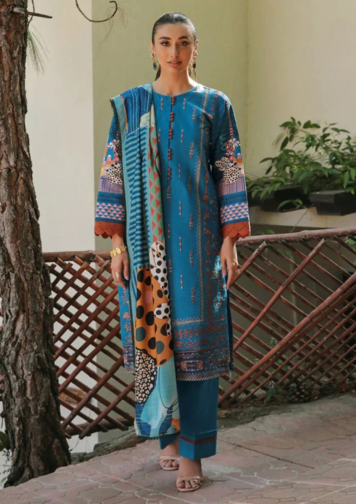 Winter Collection - Florent - Dastoor Marina Twill - FL-7 - Official Florent - Agha Fabrics UK