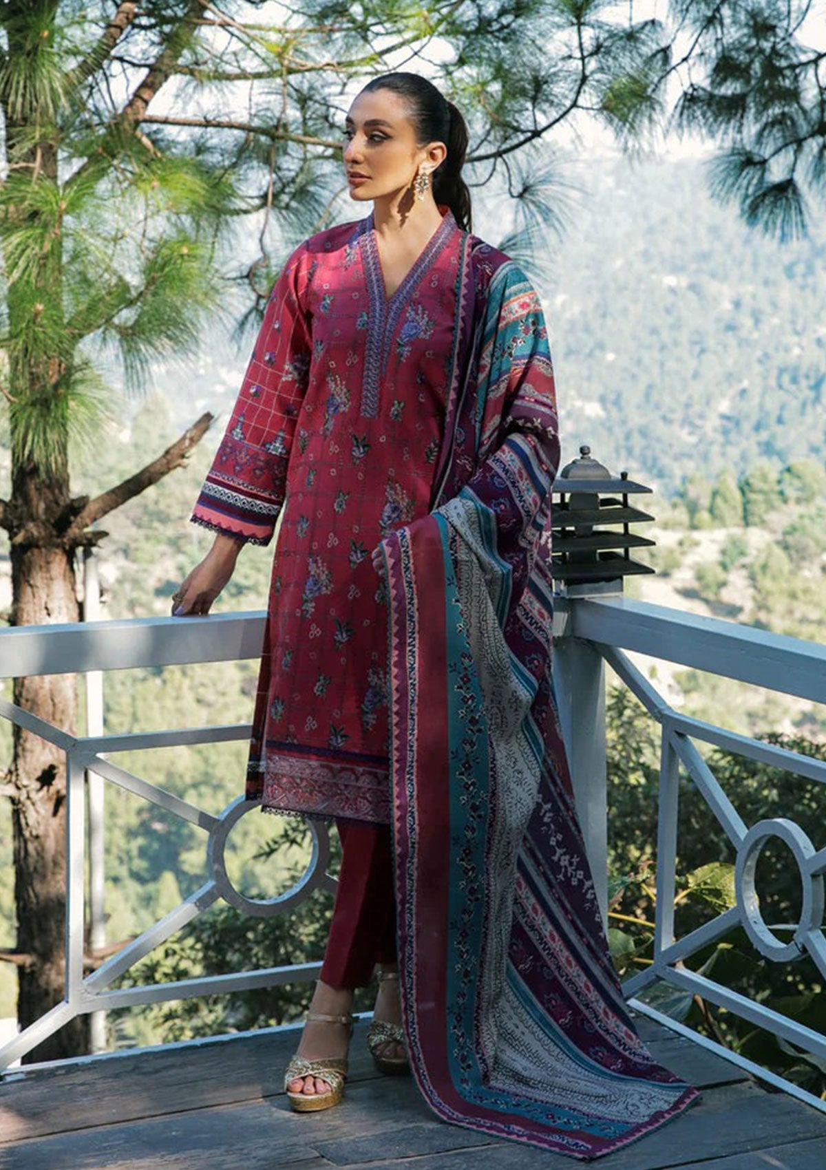 Winter Collection - Florent - Dastoor Marina Twill - FL-4B - Official Florent - Agha Fabrics UK