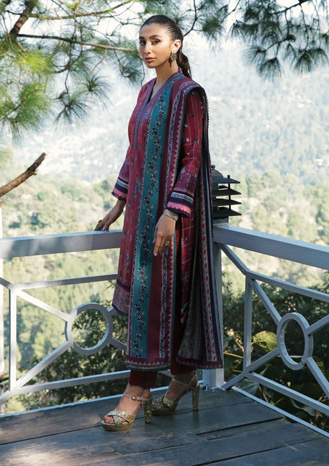 Winter Collection - Florent - Dastoor Marina Twill - FL-4B - Official Florent - Agha Fabrics UK