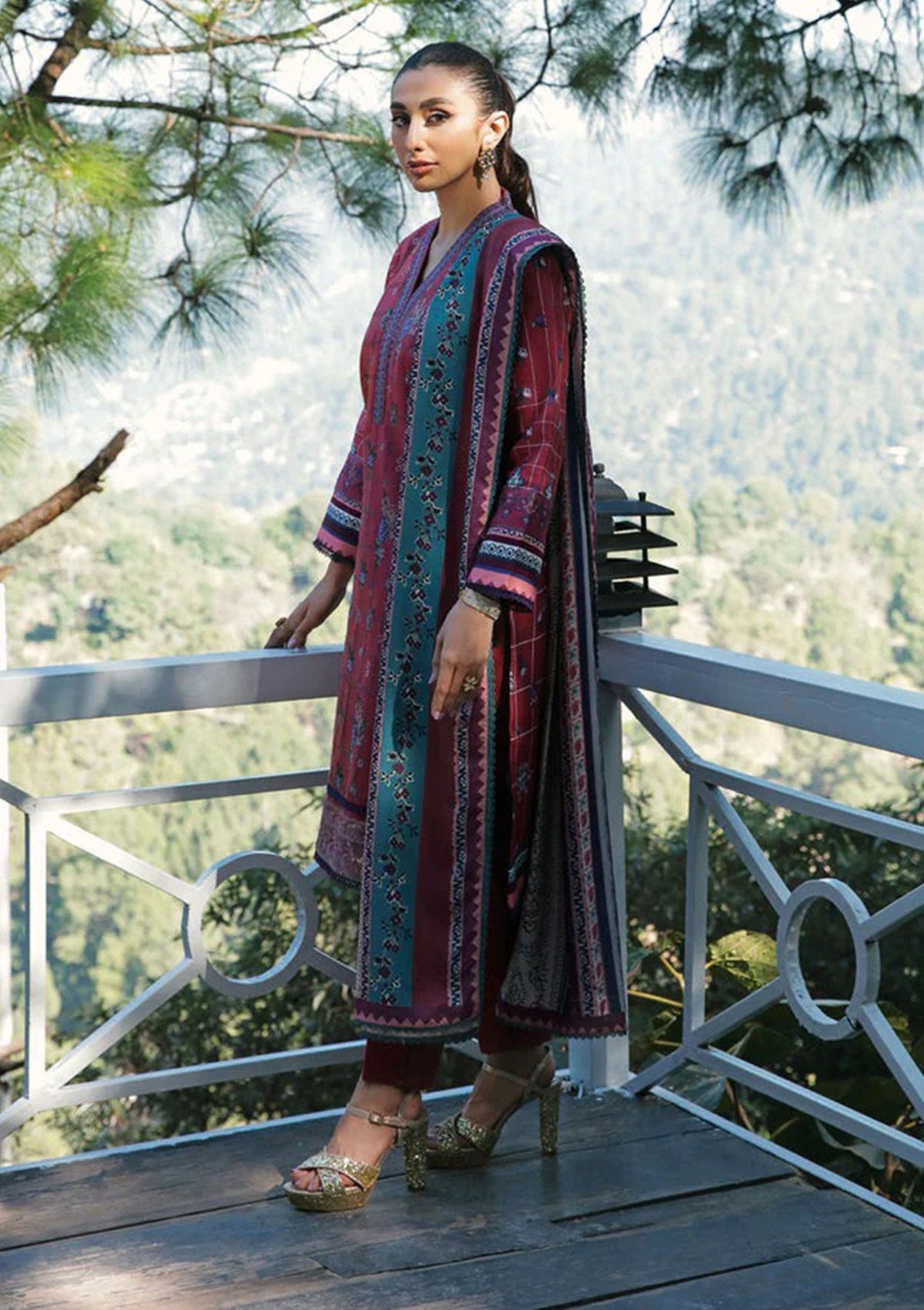 Winter Collection - Florent - Dastoor Marina Twill - FL-4B - Official Florent - Agha Fabrics UK