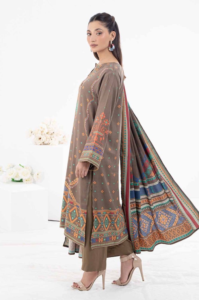 Gul Ahmed | Winter Collection 24 | Suit WNS-32174 A - Official Gul Ahmed - Agha Fabrics UK