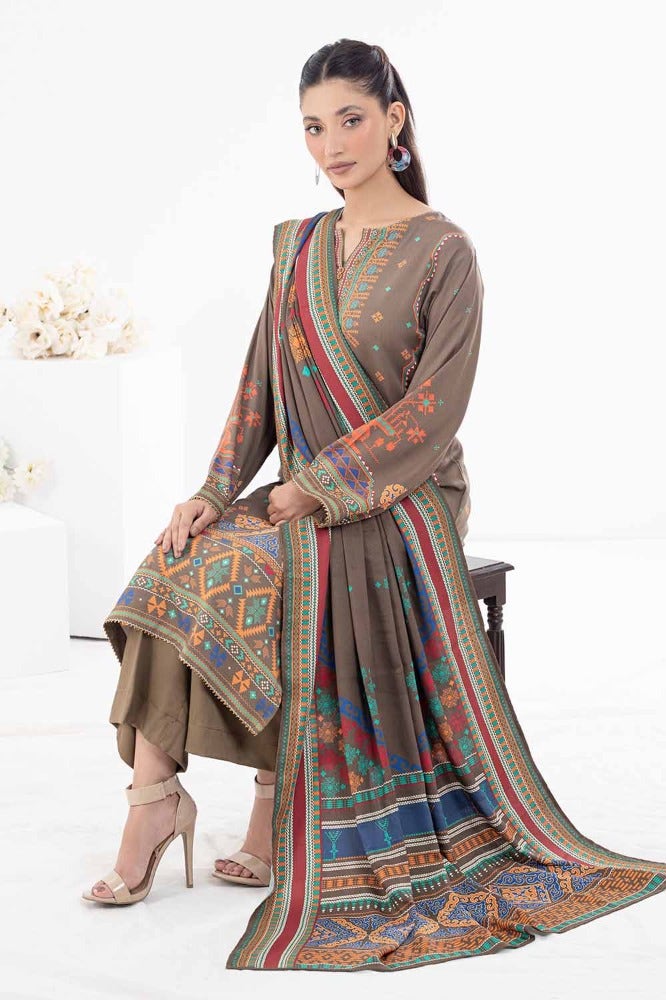Gul Ahmed | Winter Collection 24 | Suit WNS-32174 A - Official Gul Ahmed - Agha Fabrics UK
