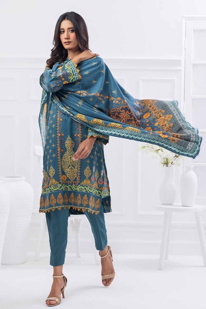 Gul Ahmed | Winter Collection 24 | Suit WNS-32179 A - Official Gul Ahmed - Agha Fabrics UK