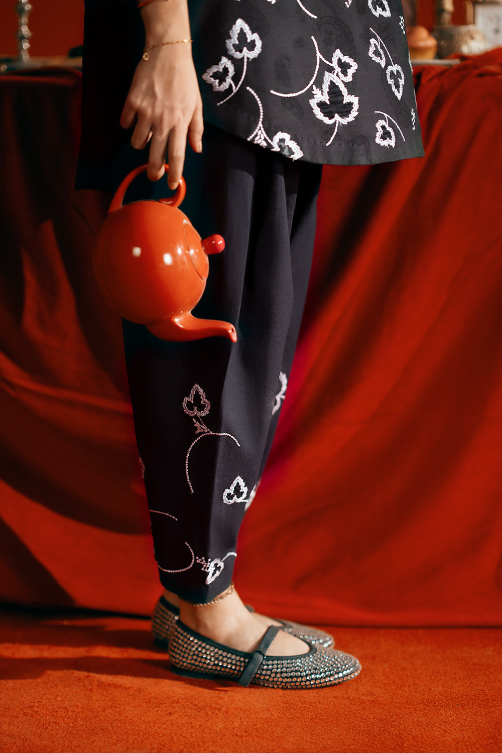 Saira Rizwan | Joolie Co ords | JOOLIE BLACK - JBP25-06