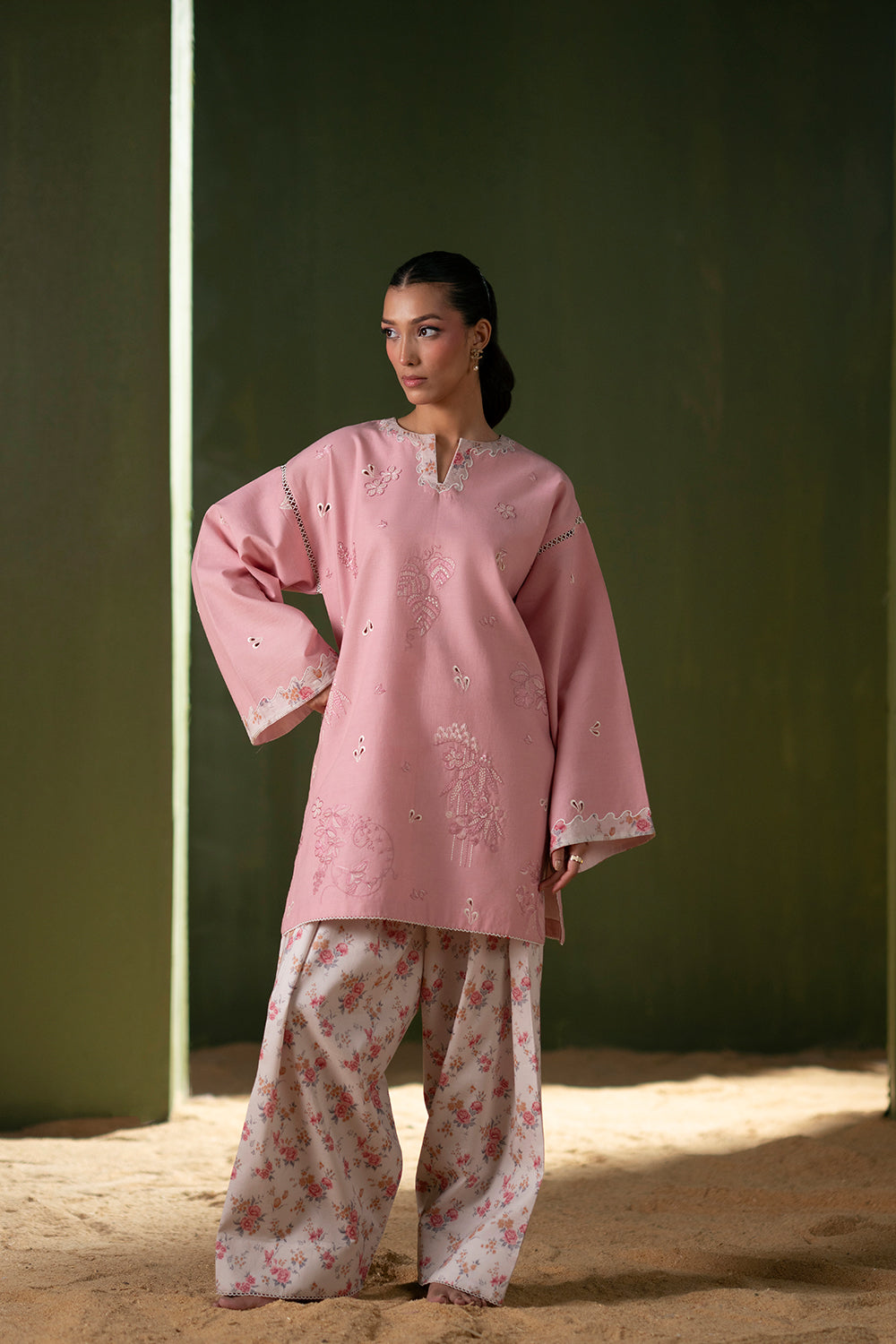 Saira Rizwan | Joolie Co ords | JOOLIE PINK - JBP25-08