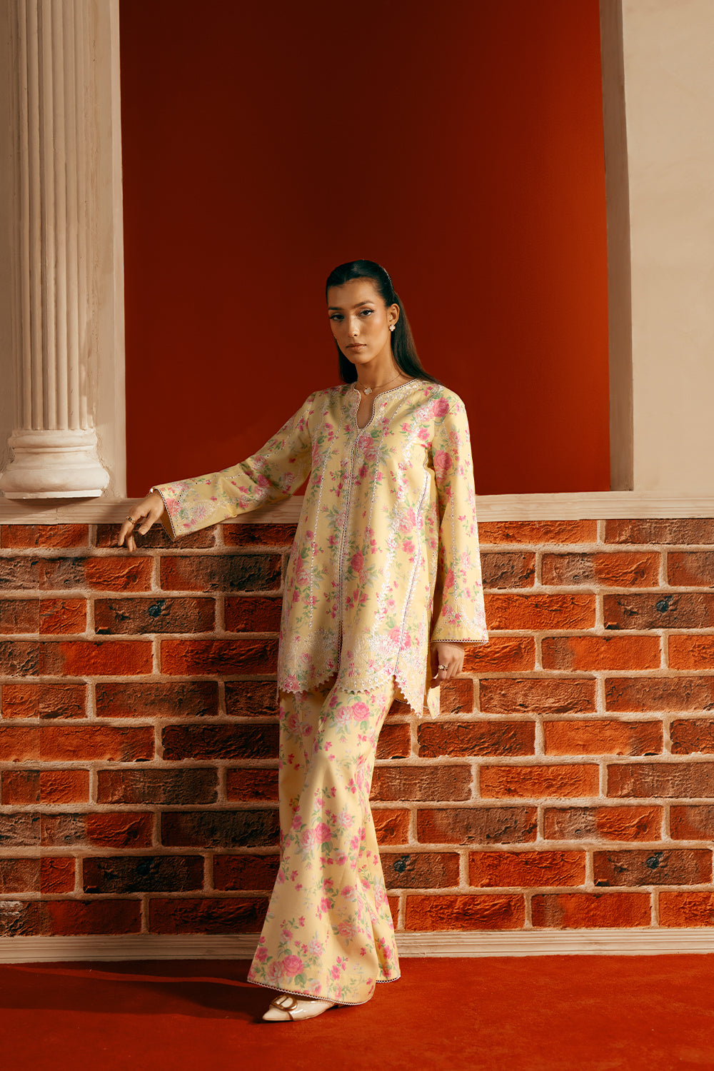 Saira Rizwan | Joolie Co ords | YELLOW-JBP25-01