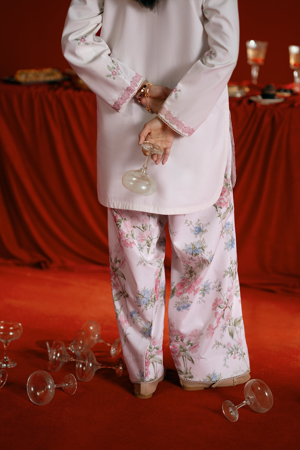 Saira Rizwan | Joolie Co ords | JOOLIE WHITE - JBP25-07