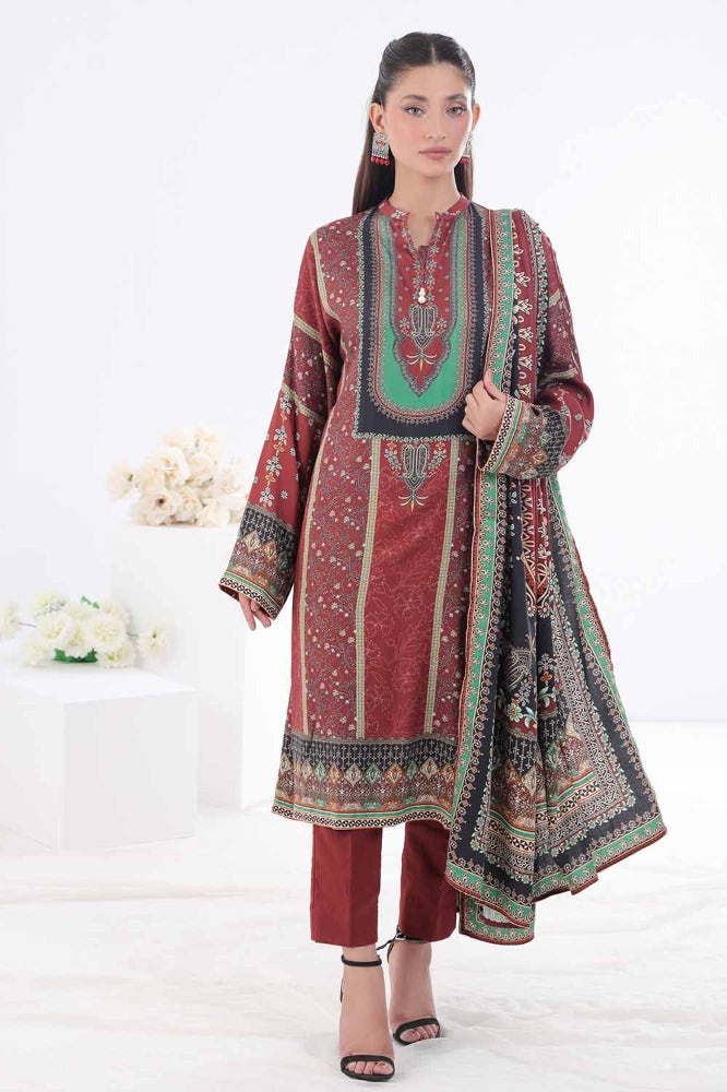 Gul Ahmed | Winter Collection 24 | Suit WNS-32249 A - Official Gul Ahmed - Agha Fabrics UK