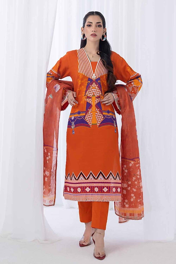 Gul Ahmed | Winter Collection 24 | Zari Stripe Dupatta WRF-32010 - Official Gul Ahmed - Agha Fabrics UK