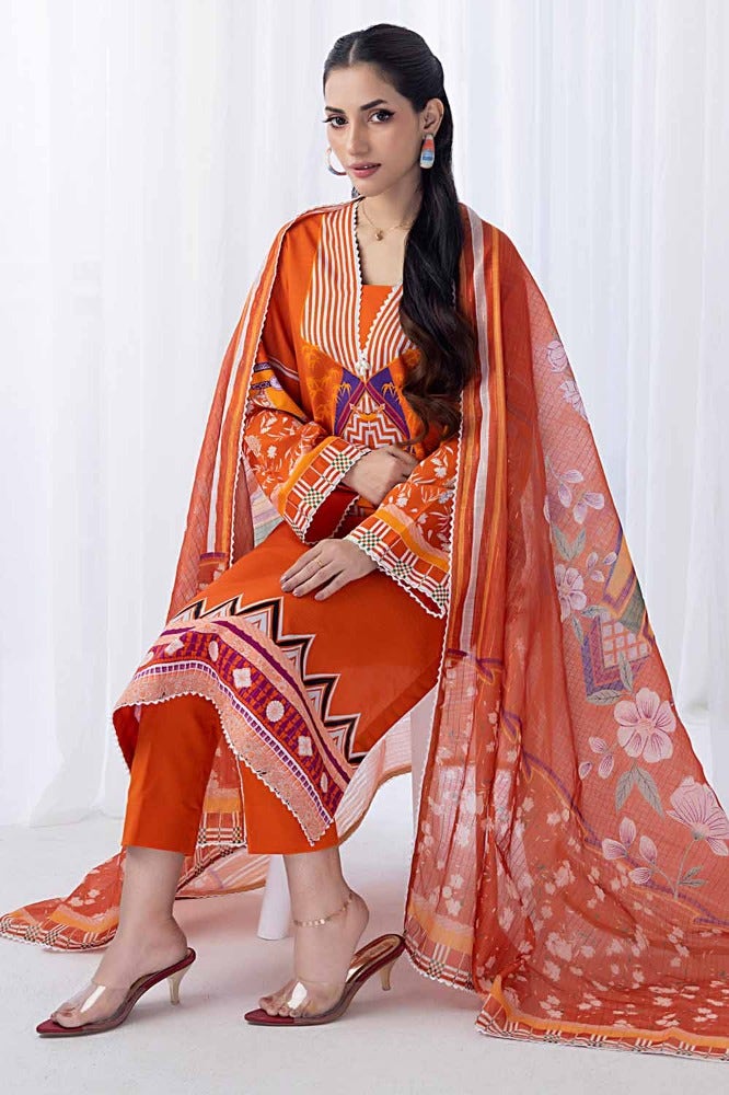 Gul Ahmed | Winter Collection 24 | Zari Stripe Dupatta WRF-32010 - Official Gul Ahmed - Agha Fabrics UK