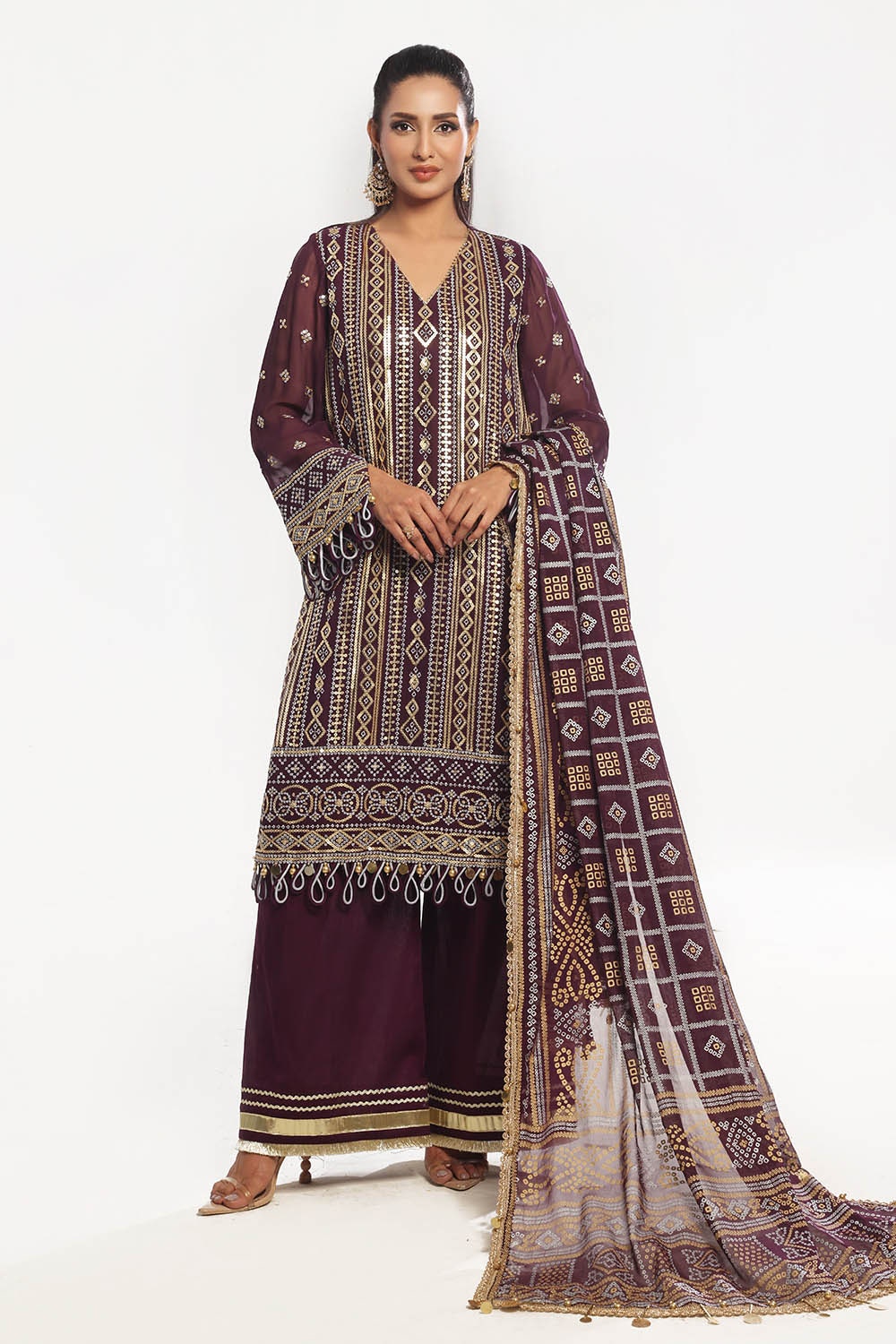Gul Ahmed | Chunri Lawn 25 | BM-52023