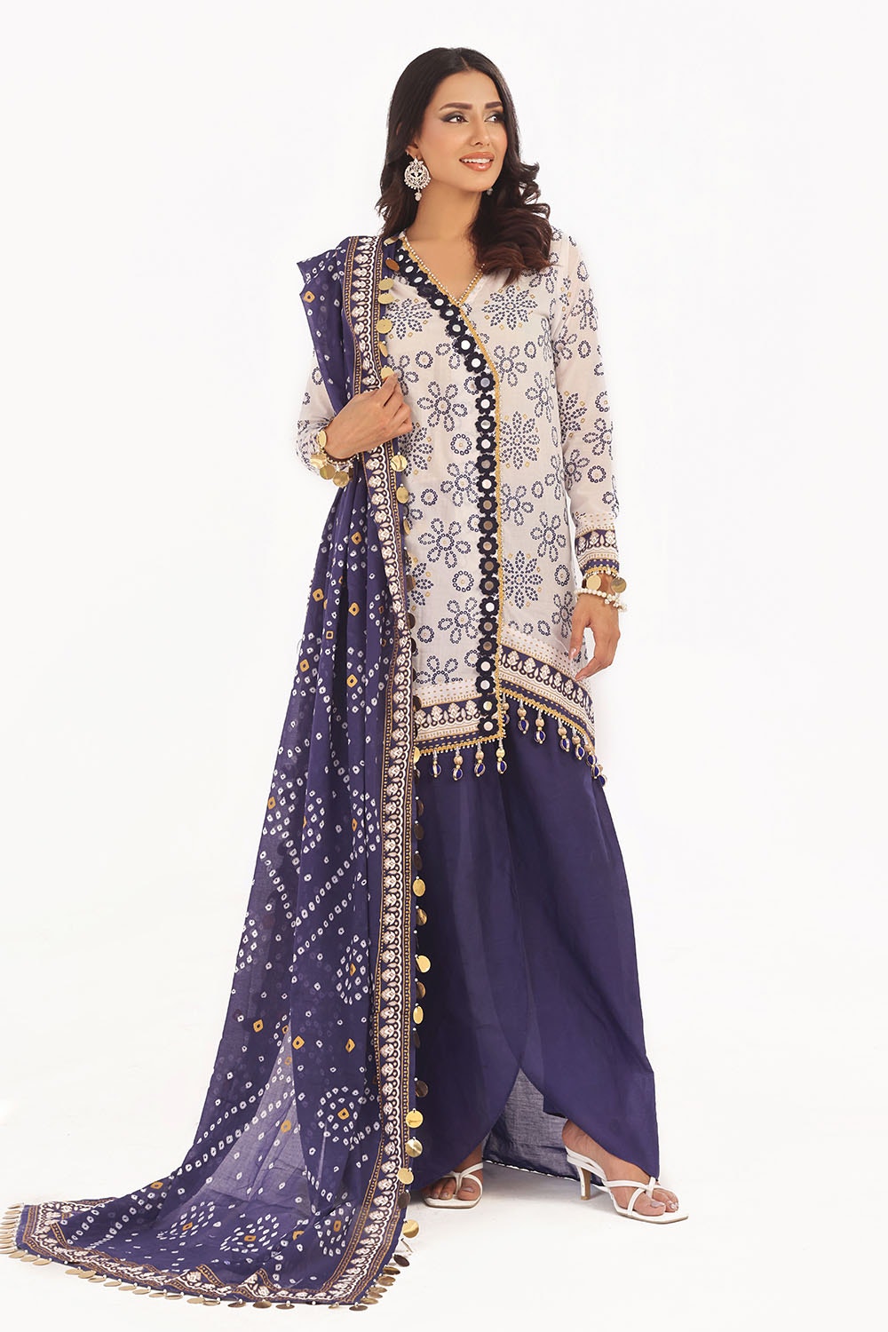 Gul Ahmed | Chunri Lawn 25 | CL-52411 B