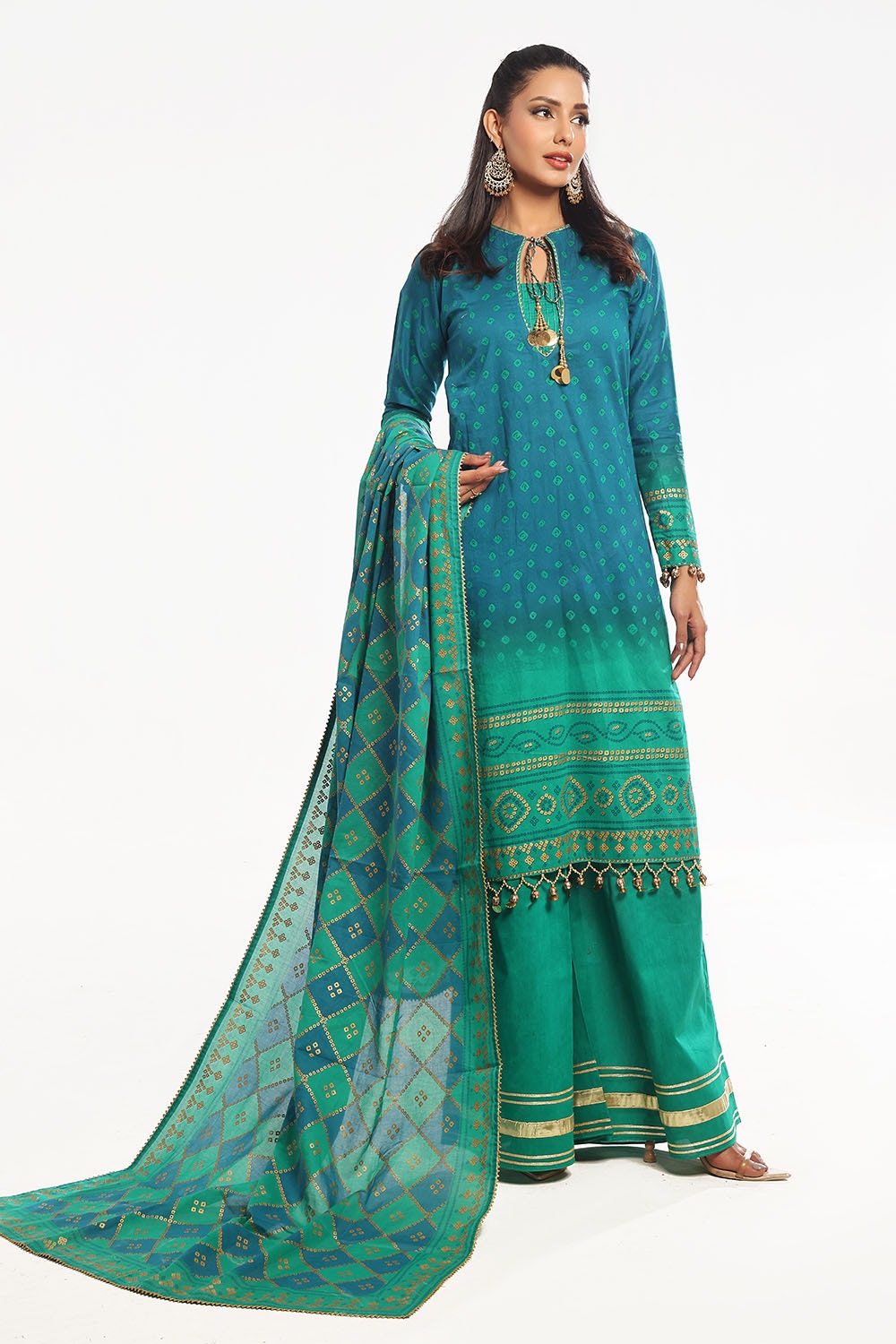 Gul Ahmed | Chunri Lawn 25 | CL-52410 A