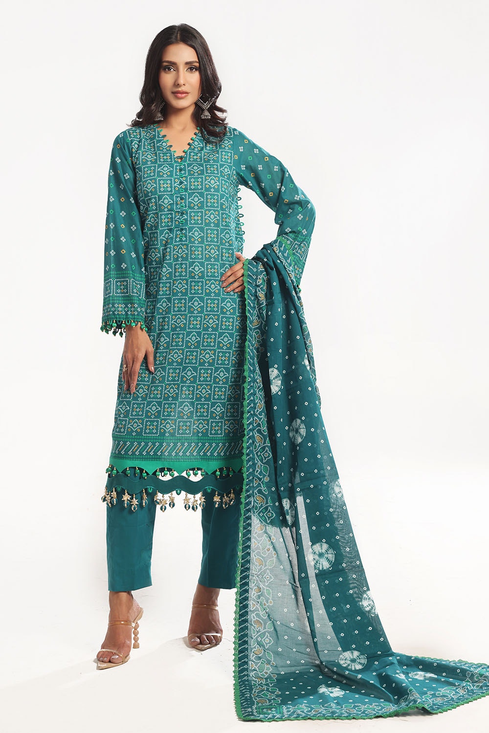 Gul Ahmed | Chunri Lawn 25 | CL-52484 A