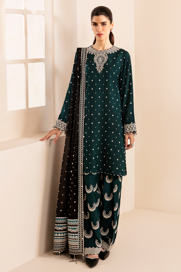Jazmin | Formals Collection | Raw Silk UR-7035 - Official Jazmin - Agha Fabrics UK
