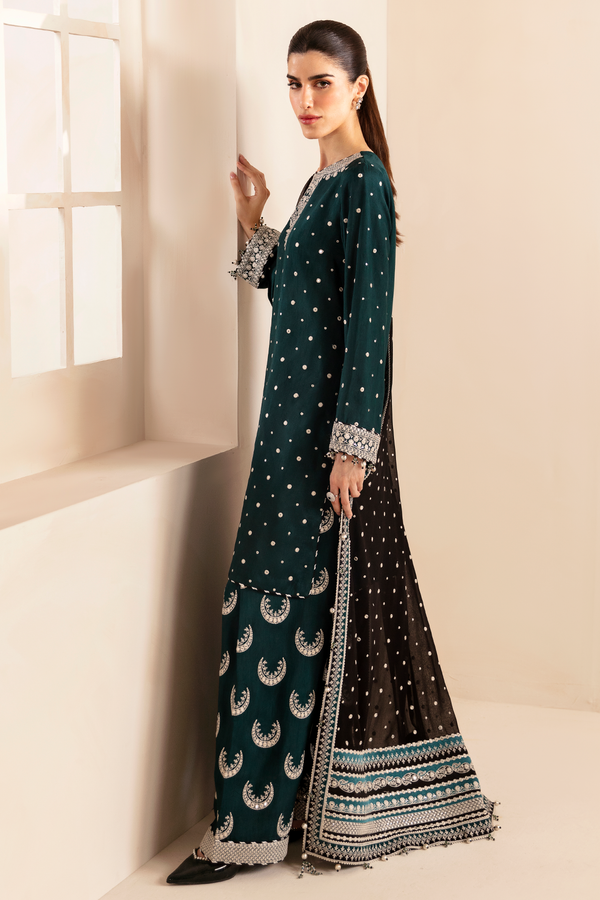 Jazmin | Formals Collection | Raw Silk UR-7035 - Official Jazmin - Agha Fabrics UK