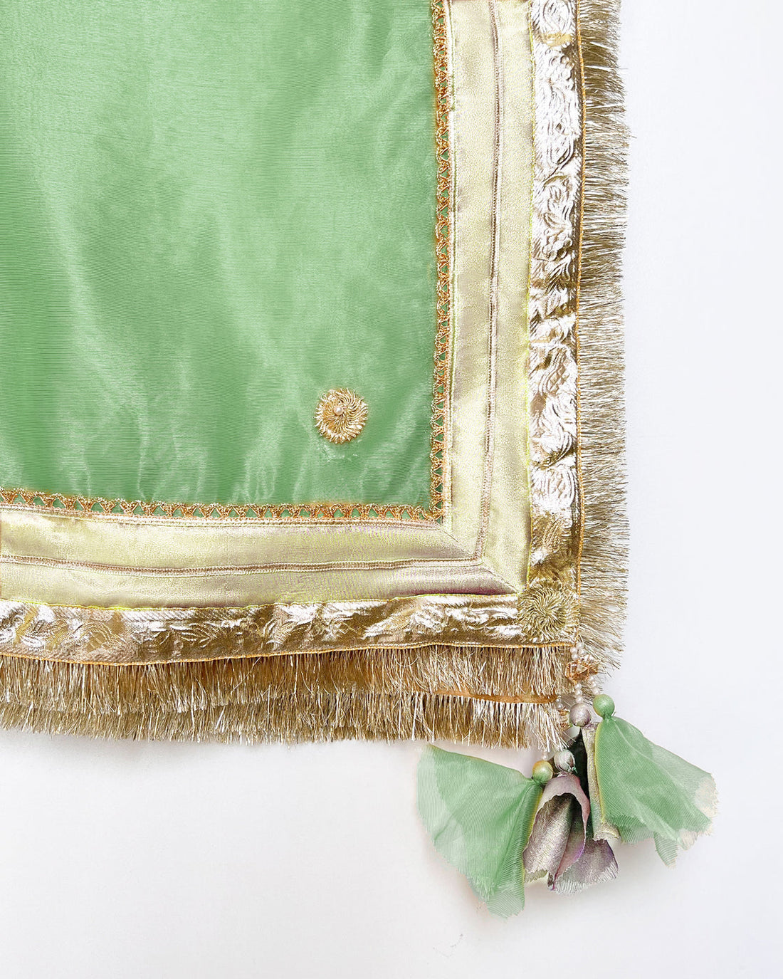 Zar | Gharara Formals | Gold/Green - Official Zar - Agha Fabrics UK