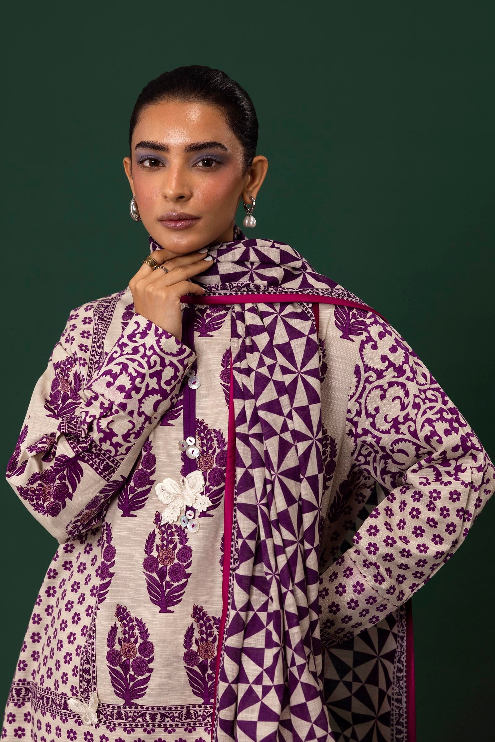 Sana Safinaz | Mahay Winter 24 | H243-009A-3CQ