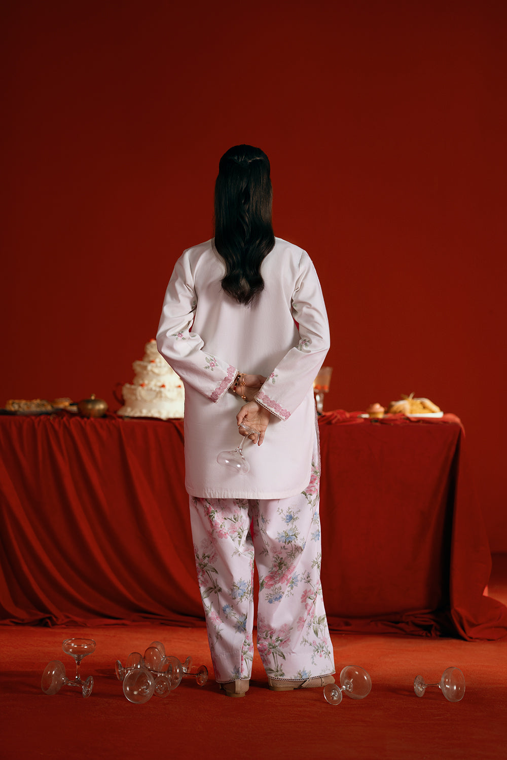 Saira Rizwan | Joolie Co ords | JOOLIE WHITE - JBP25-07