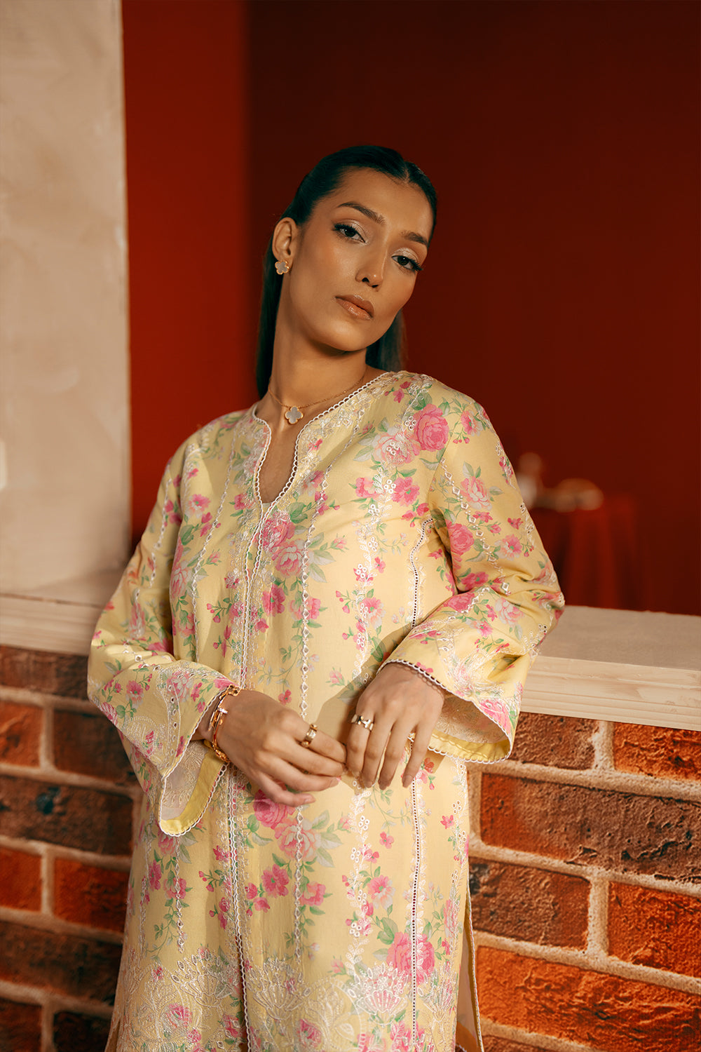Saira Rizwan | Joolie Co ords | YELLOW-JBP25-01