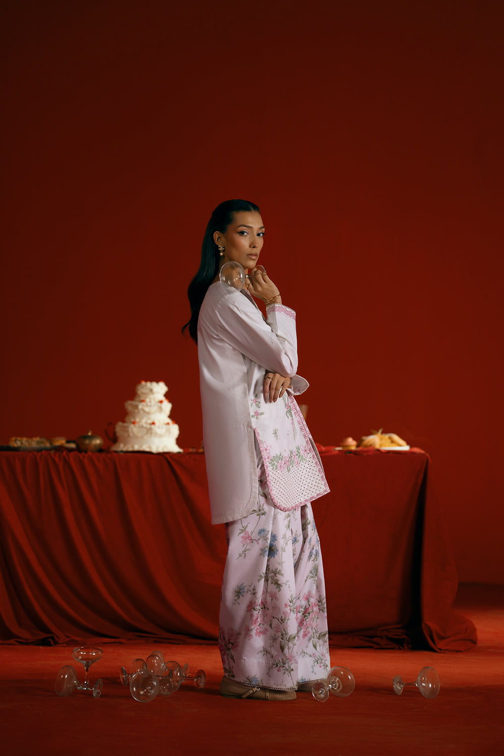 Saira Rizwan | Joolie Co ords | JOOLIE WHITE - JBP25-07