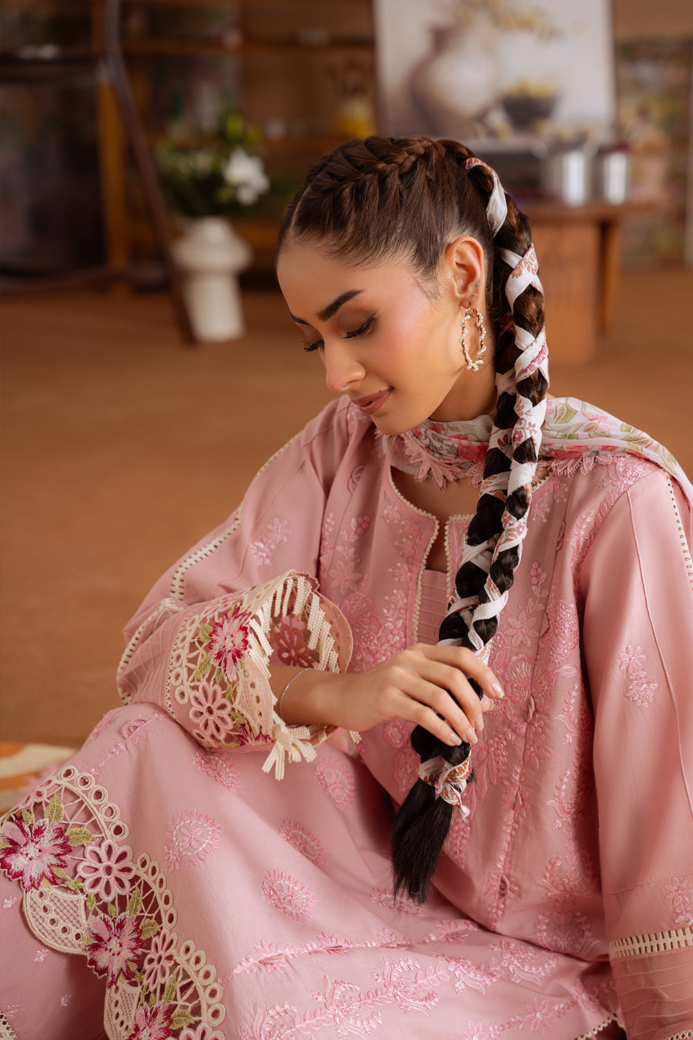 Saira Rizwan | Laanem Summer Lawn 25 | LEYLA-B-SRL25-04