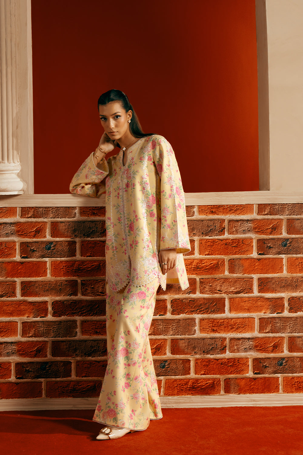 Saira Rizwan | Joolie Co ords | YELLOW-JBP25-01