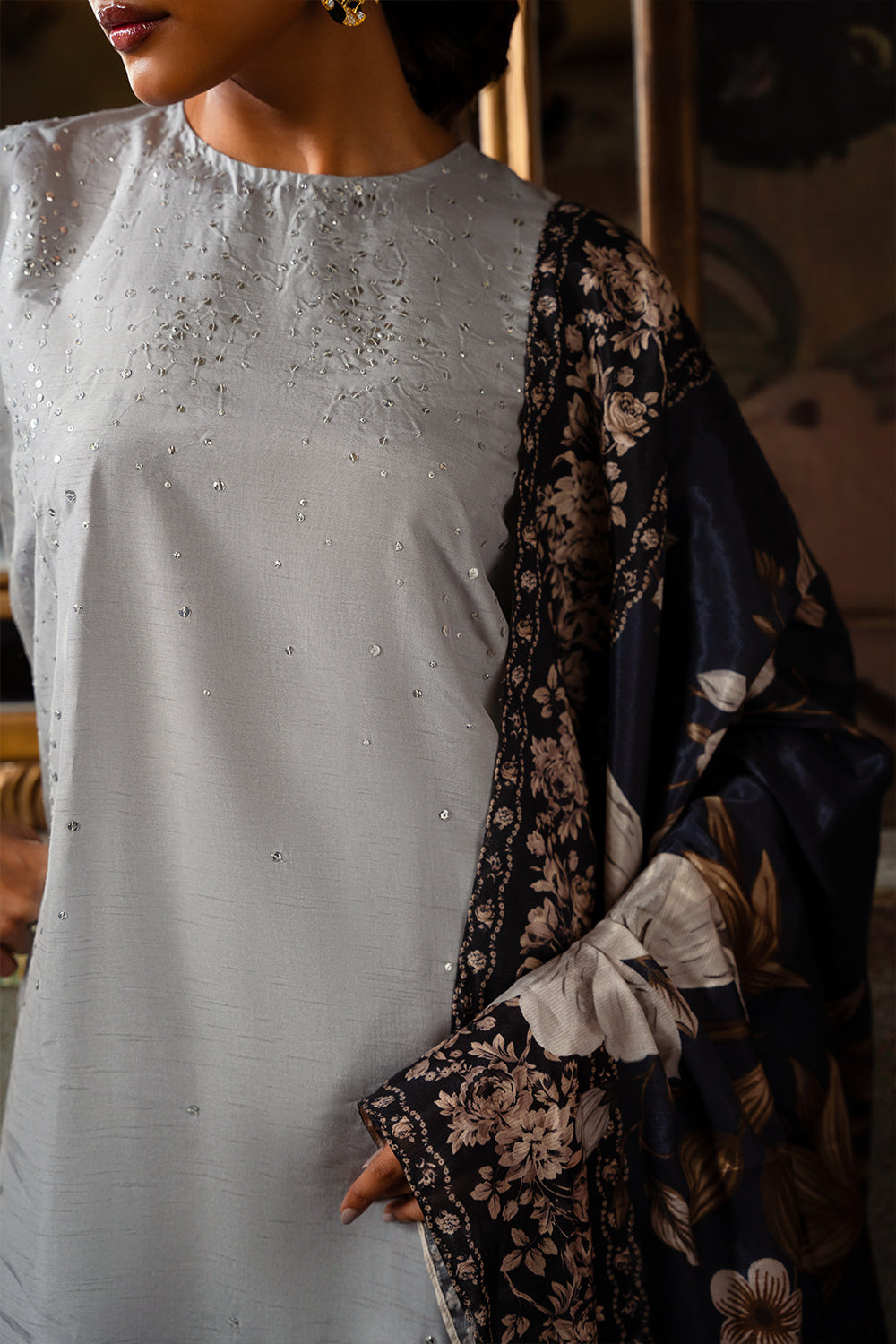 Saira Rizwan | Dahini Silk Pret | SWAN - SRLP04-25