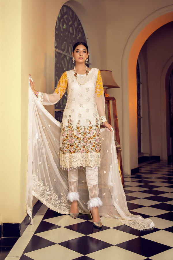 House of Nawab | Luxury Formals | HM-03 - Official House of Nawab - Agha Fabrics UK