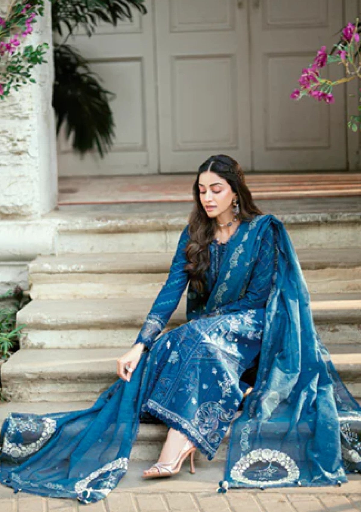 Lawn - Qalamkar - Luxury - Eid Edit 25 - SB#11 - Noray