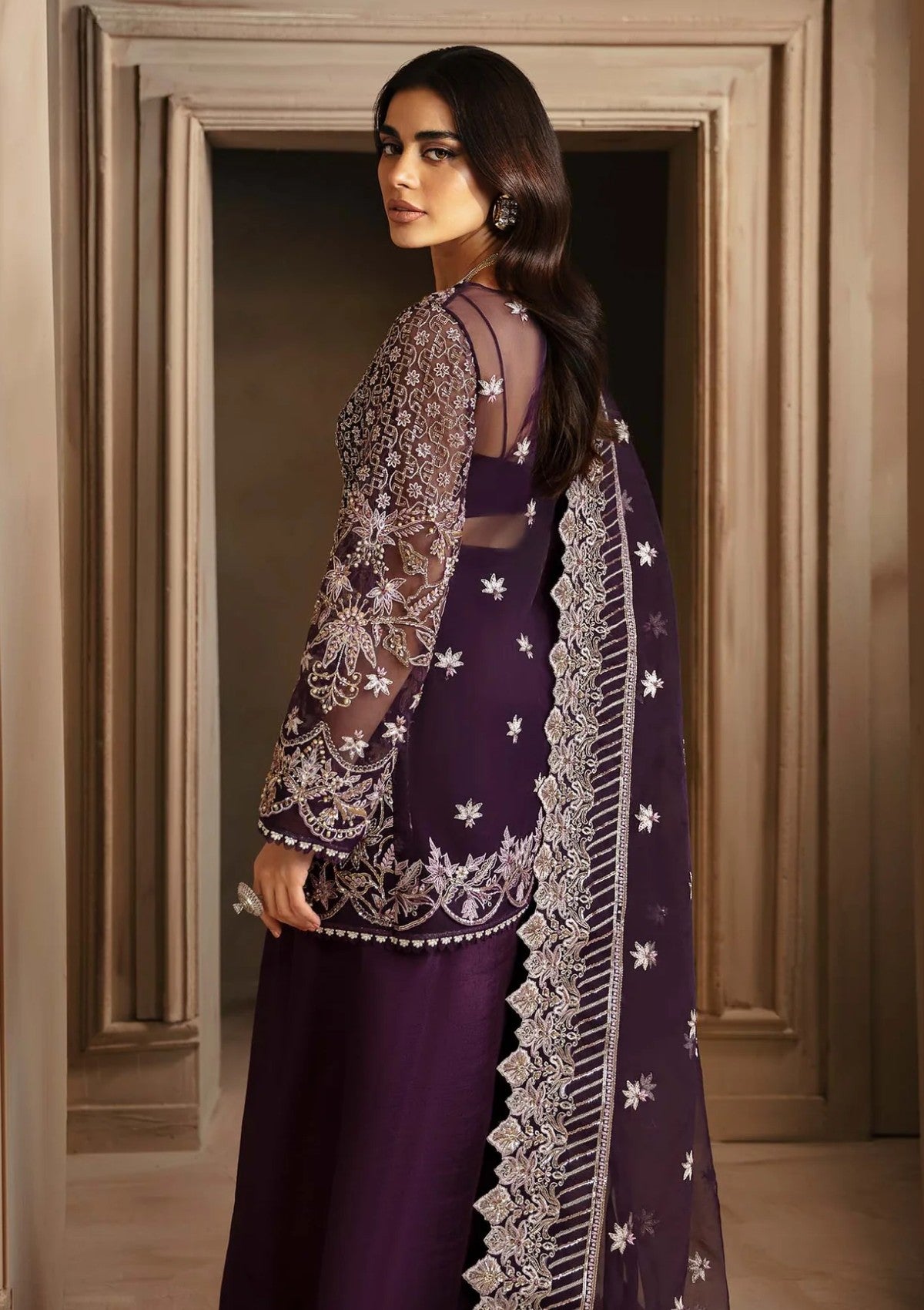 Formal Collection - Akbar Aslam - Deewani - AAD24#1557 - Elowen - Official Akbar Aslam - Agha Fabrics UK