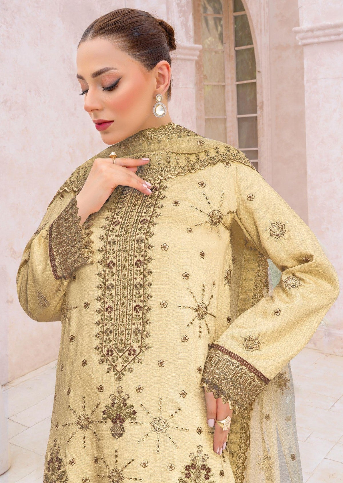 Winter Collection - Mah'e Rooh - Rivaaj - MR24#1216 - Official Mah'e Rooh - Agha Fabrics UK