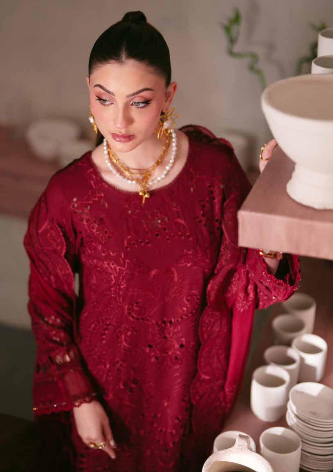 Winter Collection - Nureh - Exclusive Karandi - NK24#104 - Official Nureh - Agha Fabrics UK