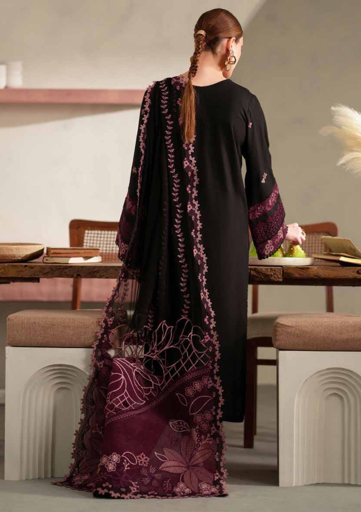 Winter Collection - Nureh - Exclusive Karandi - NK24#105 - Official Nureh - Agha Fabrics UK