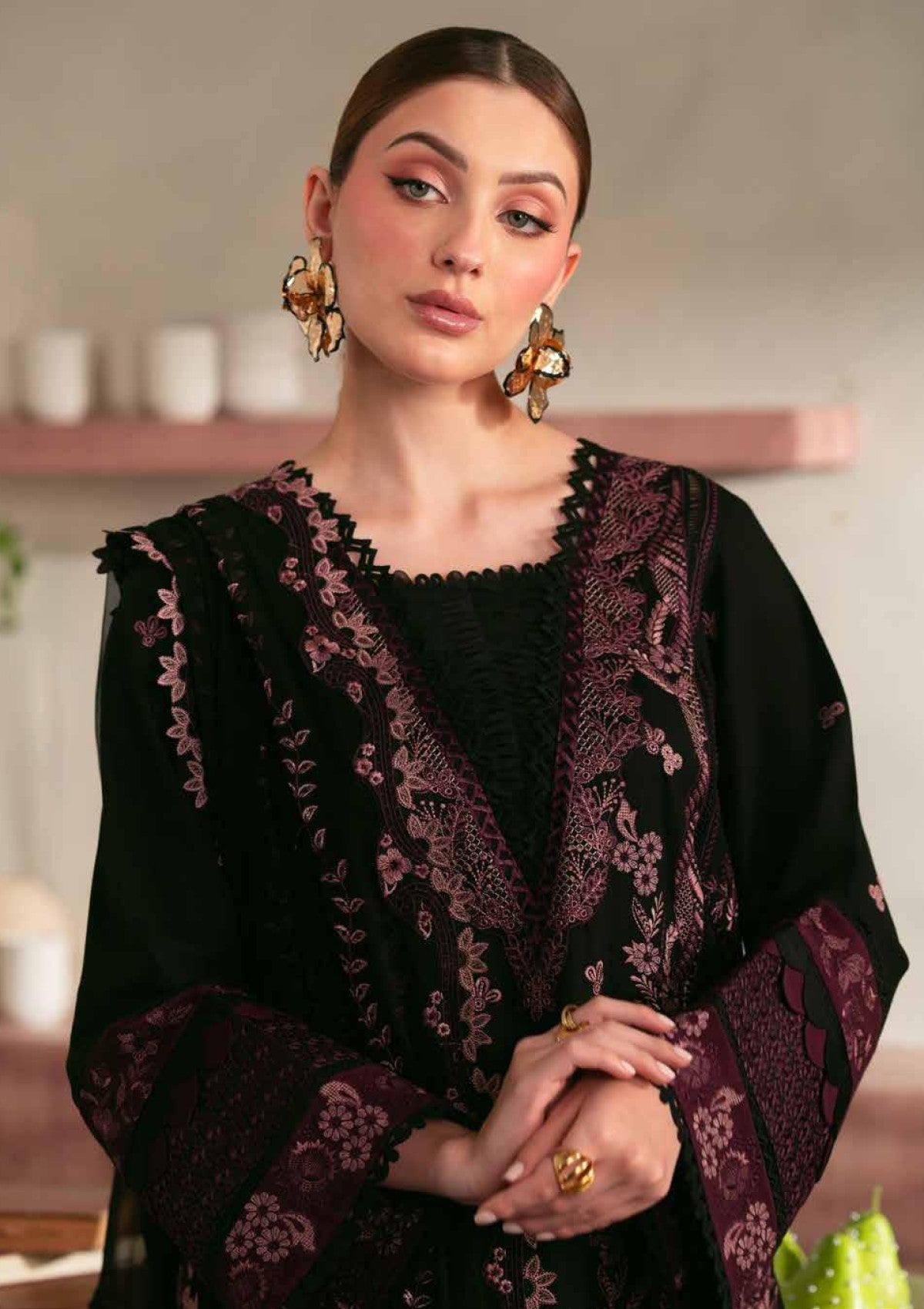 Winter Collection - Nureh - Exclusive Karandi - NK24#105 - Official Nureh - Agha Fabrics UK