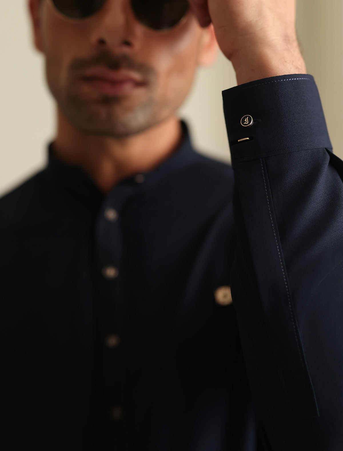 Pakistani Menswear | Ismail Farid - BLUE KURTA PAJAMA