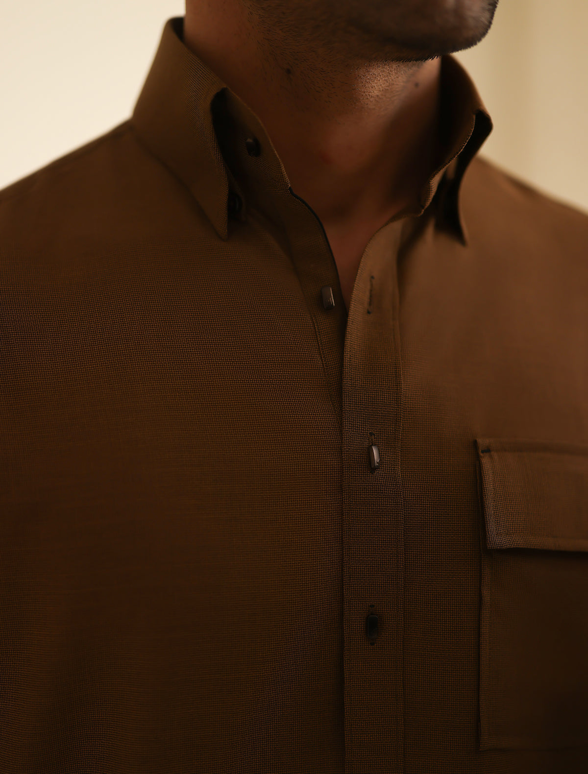 Pakistani Menswear | Ismail Farid - TAN KURTA PAJAMA