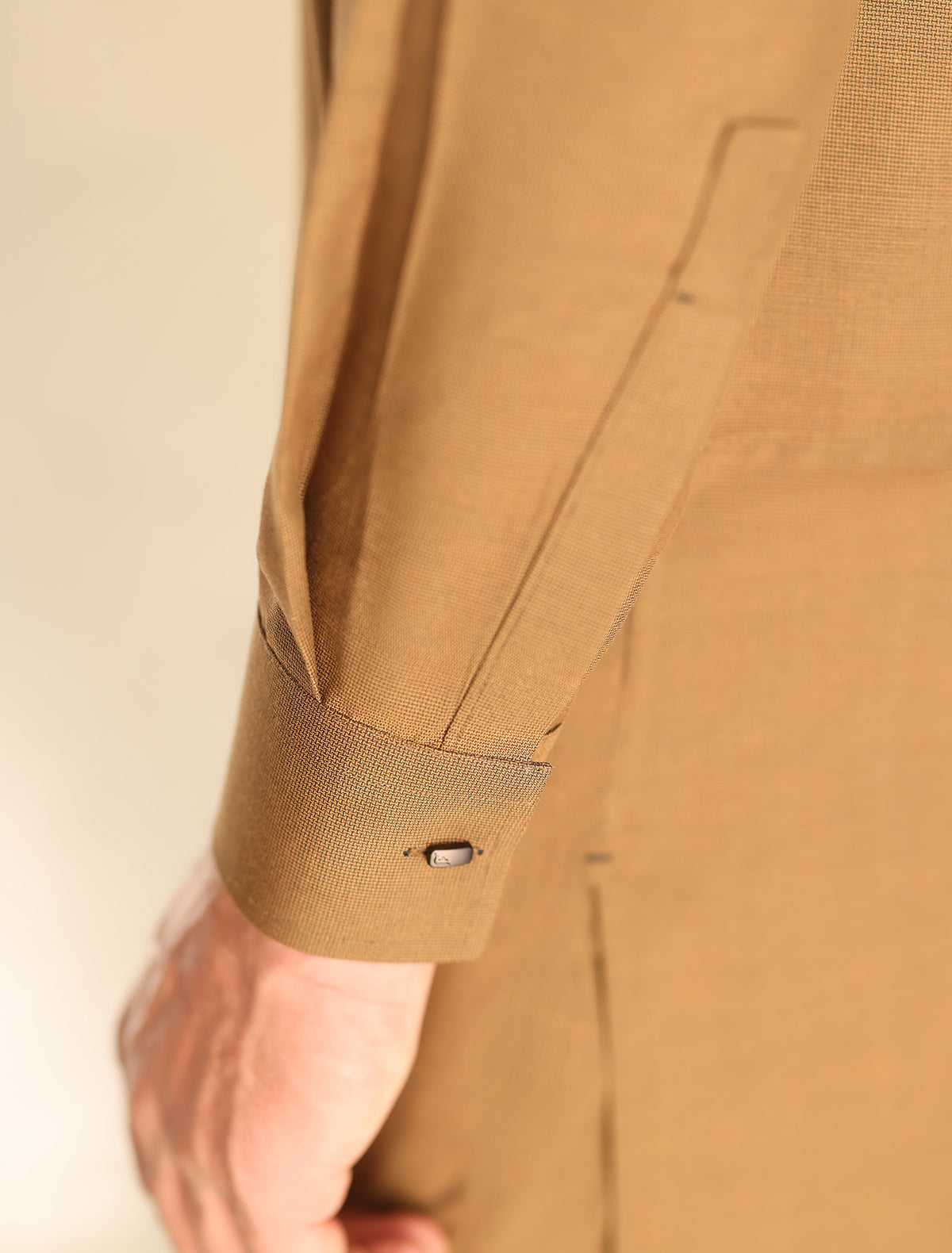 Pakistani Menswear | Ismail Farid - TAN KURTA PAJAMA