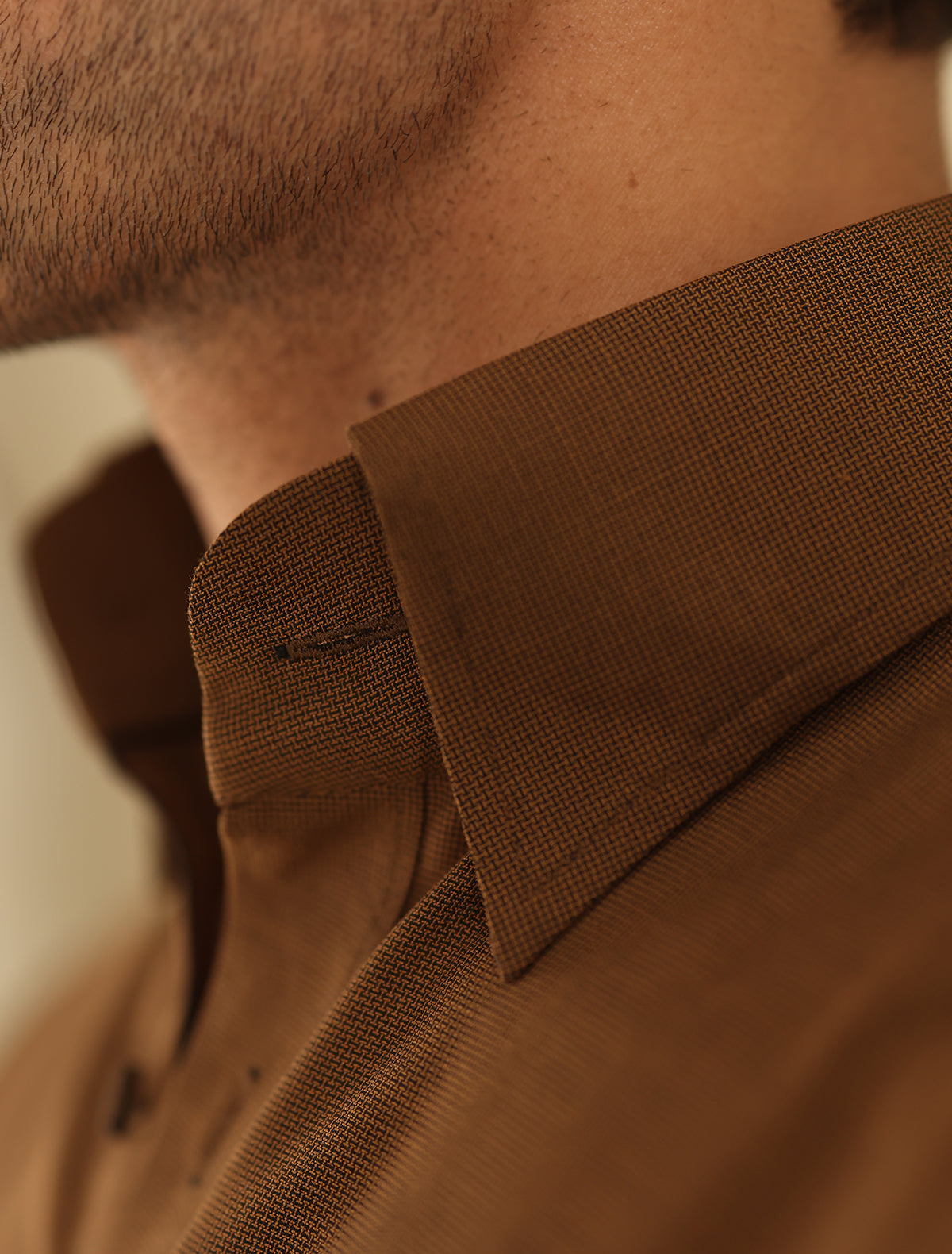 Pakistani Menswear | Ismail Farid - TAN KURTA PAJAMA