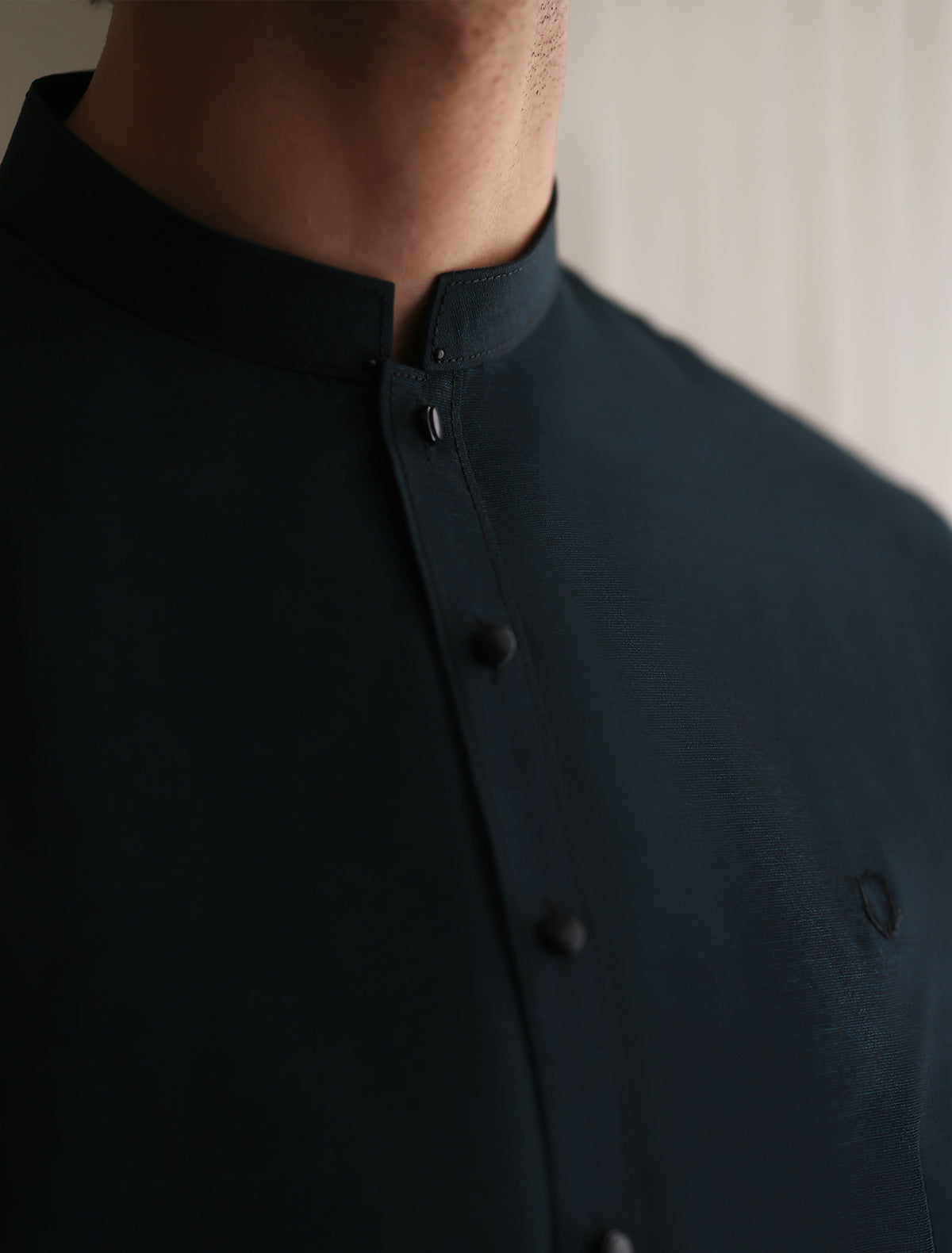 Pakistani Menswear | Ismail Farid - TEAL TEXTURED KAMEEZ SHALWAR