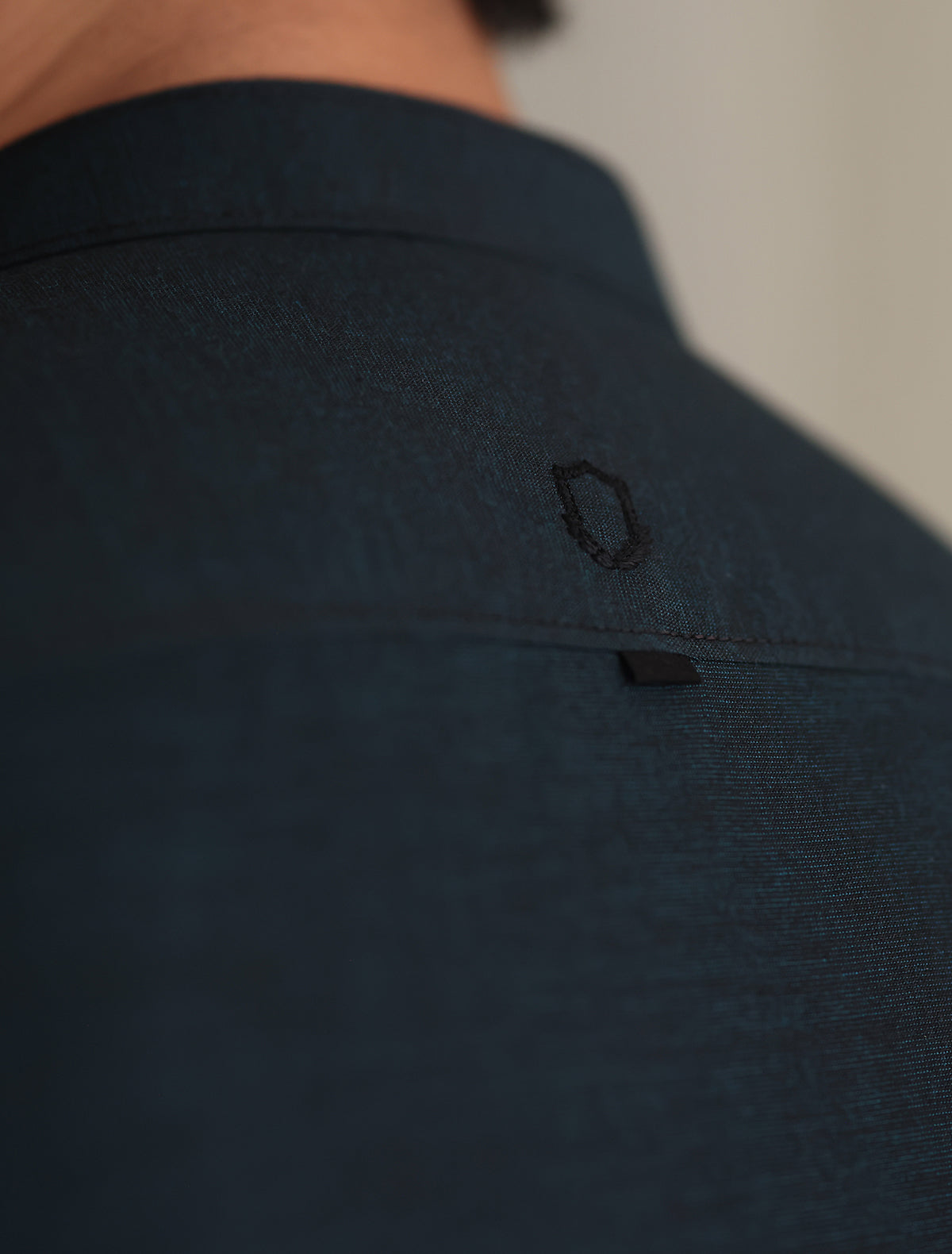 Pakistani Menswear | Ismail Farid - TEAL TEXTURED KAMEEZ SHALWAR