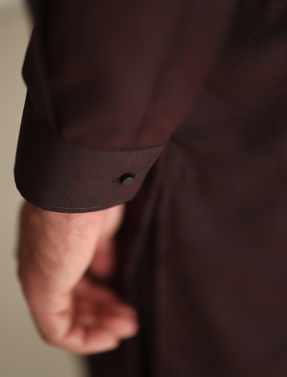 Pakistani Menswear | Ismail Farid - MAROON TEXTURED KAMEEZ SHALWAR