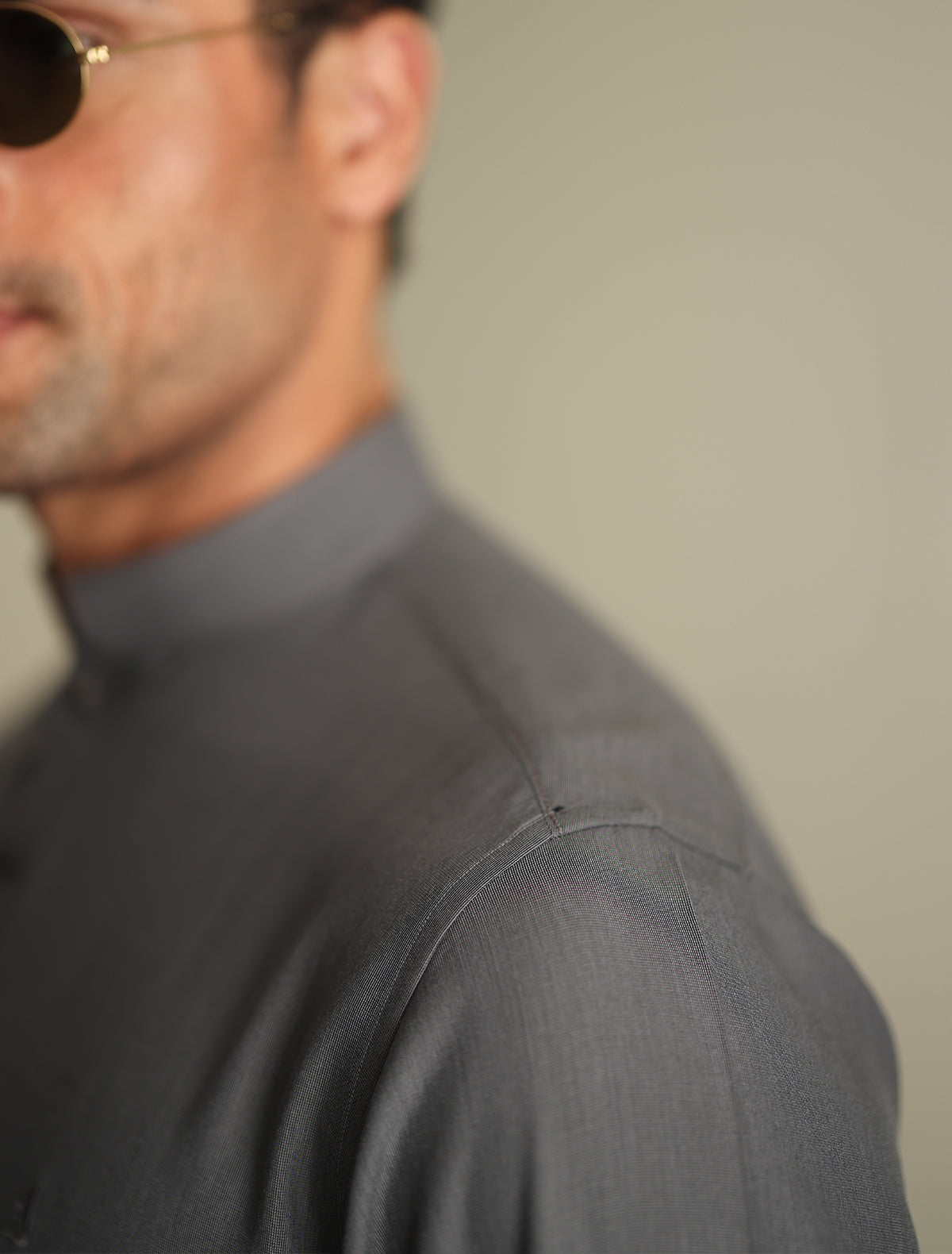 Pakistani Menswear | Ismail Farid - STEEL GREY KAMEEZ SHALWAR