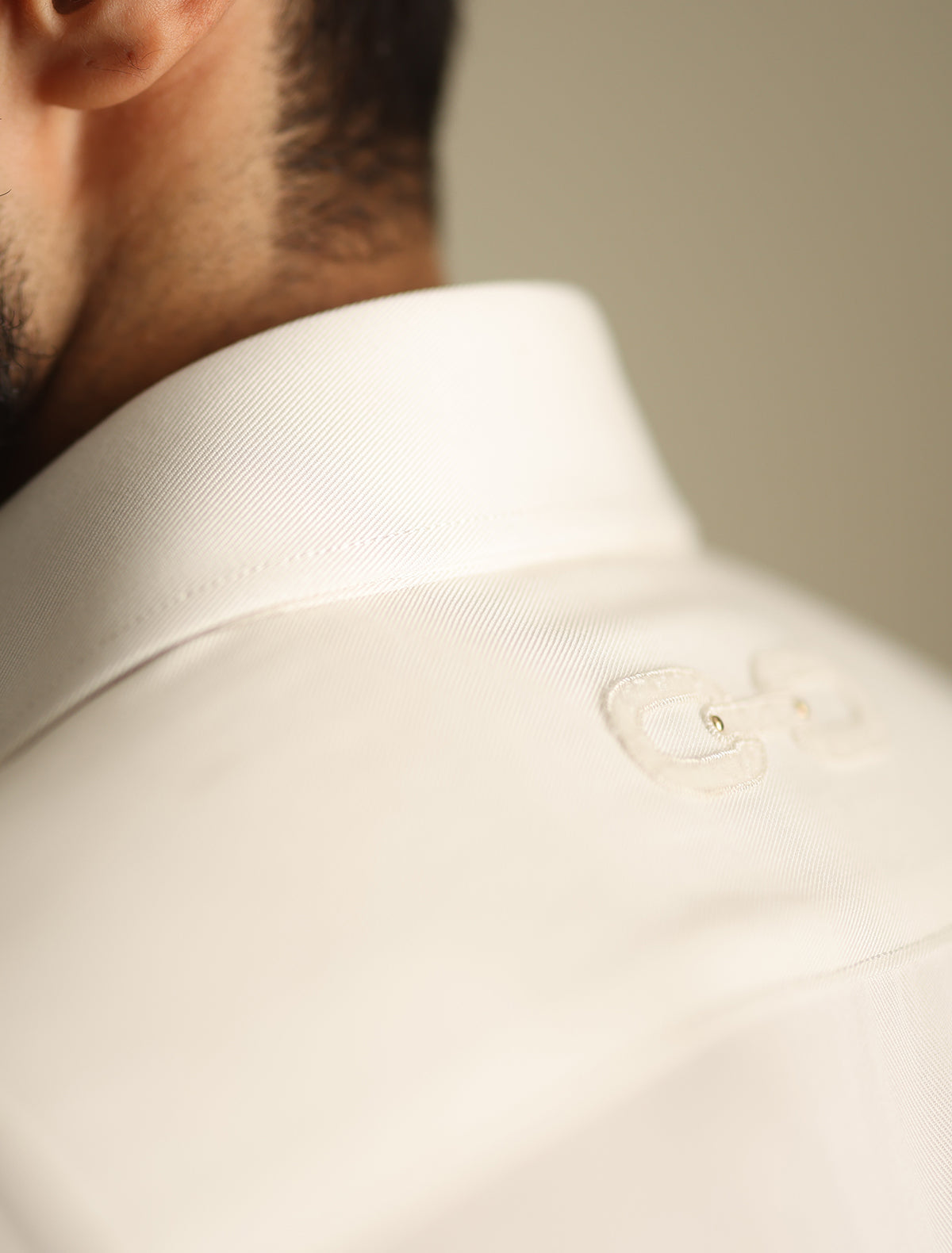 Pakistani Menswear | Ismail Farid - PEARL WHITE APPLIQUE KAMEEZ SHALWAR